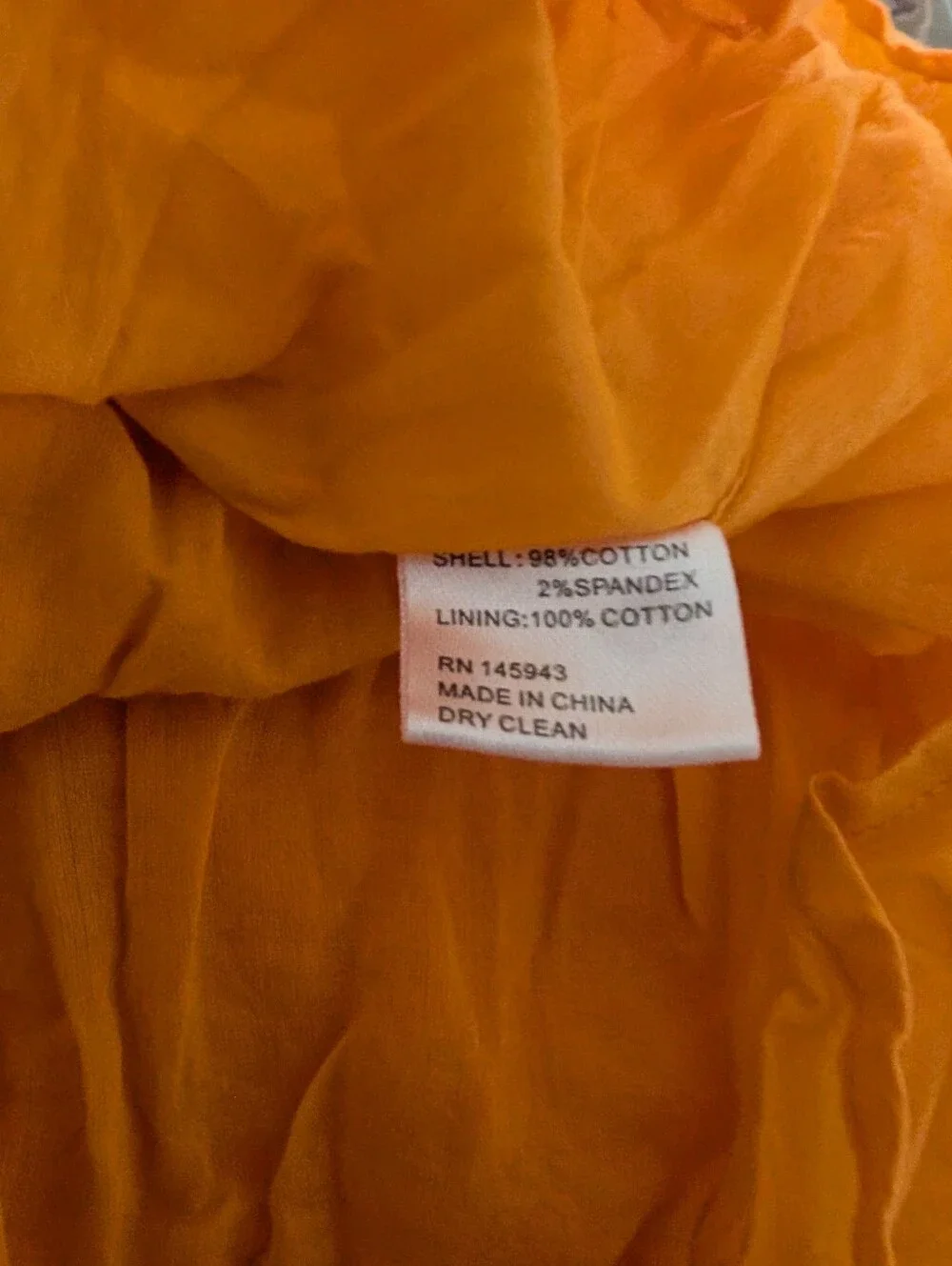 Color Me Courtney Louise Orange Colorblock Maxi Dress Size 0 - Picture 8 of 8